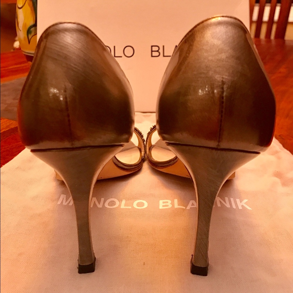 Gorgeous Manolo Blahnik peep toe heels 👠💃🏻 - Picture 4 of 12